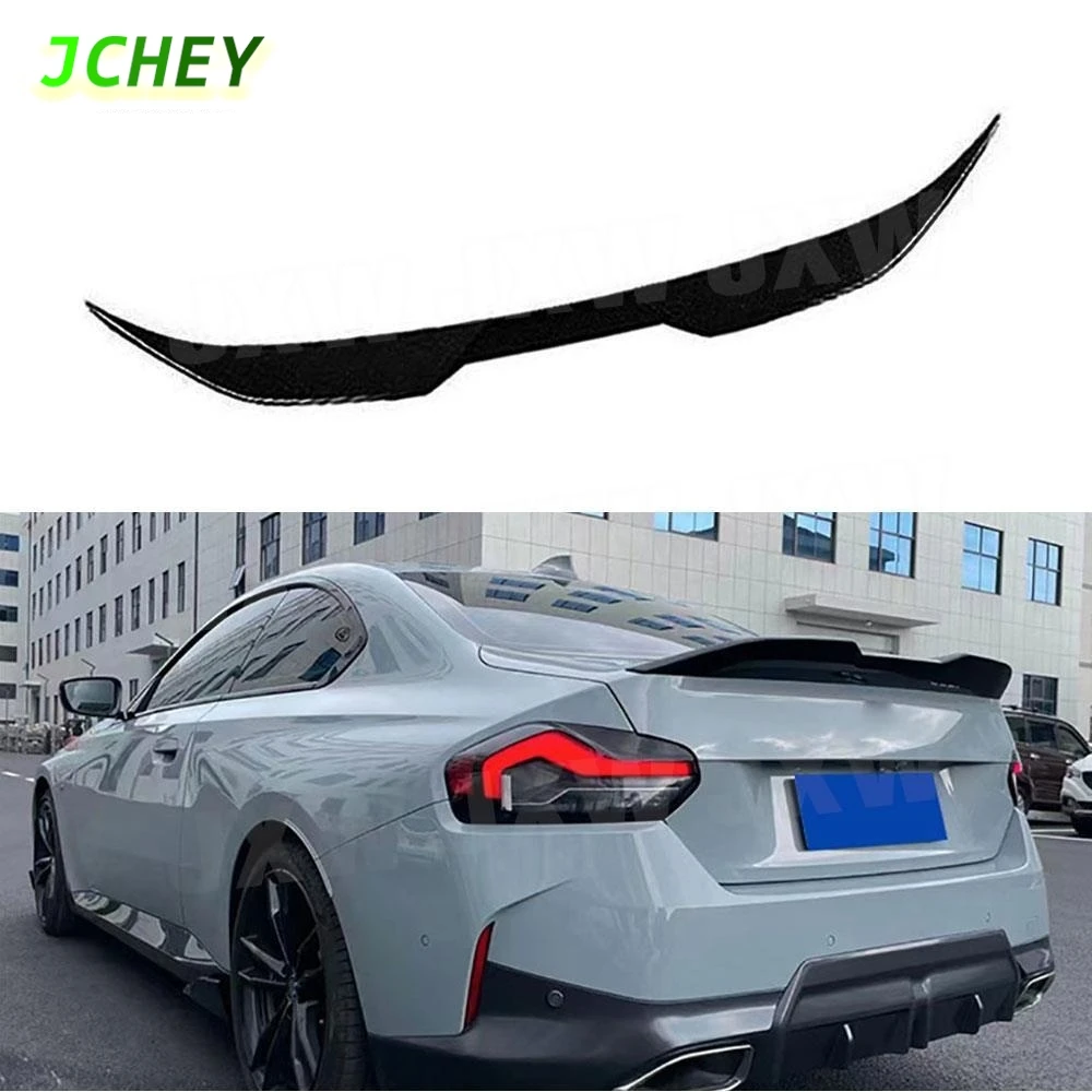 

JCHEY ABS Gloss Black Duckbill Rear Trunk Spoiler for BMW 2 Series G42 M235i M240i Coupe 2021+ Rear Boot Wing Carbon Look