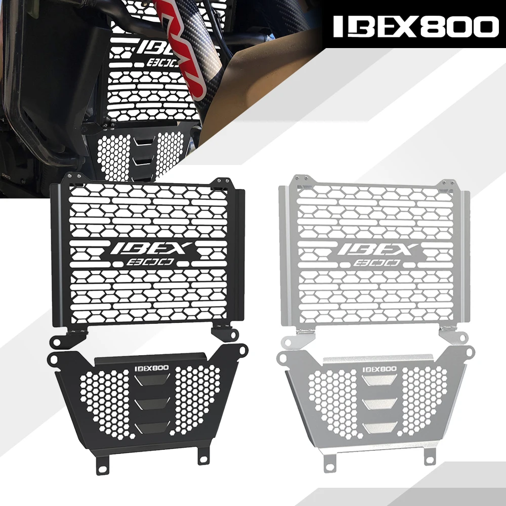 For CFMOTO CF 800 IBEX 800 800S 800T IBEX 800 S T 2021 2022 2023 2024 Motorcycle Radiator Guard and Engine Skid Plate Cover Set