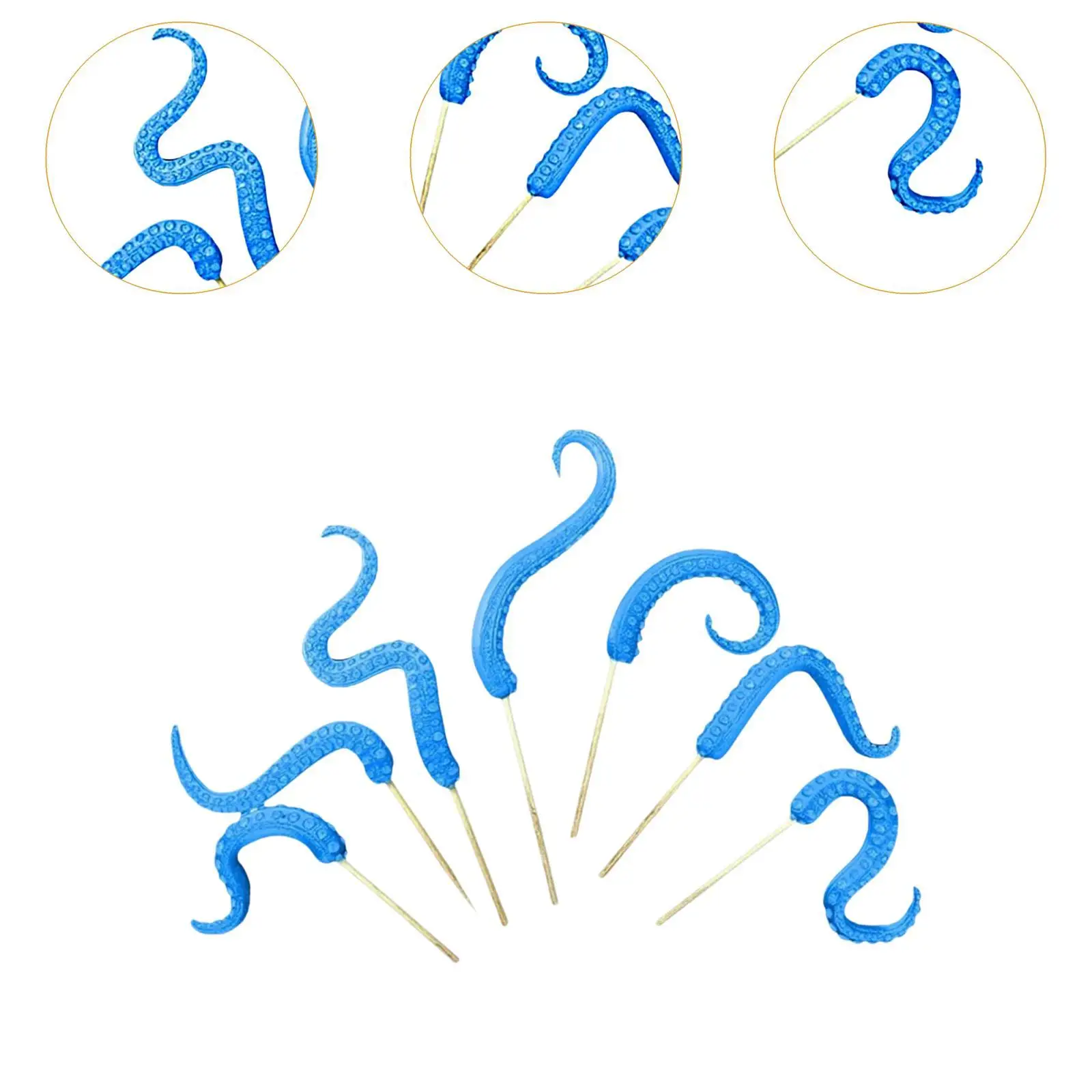 Pali per piante con tentacolo di polpo da 7 pezzi, creativi, resistenti alle intemperie, per interni ed esterni