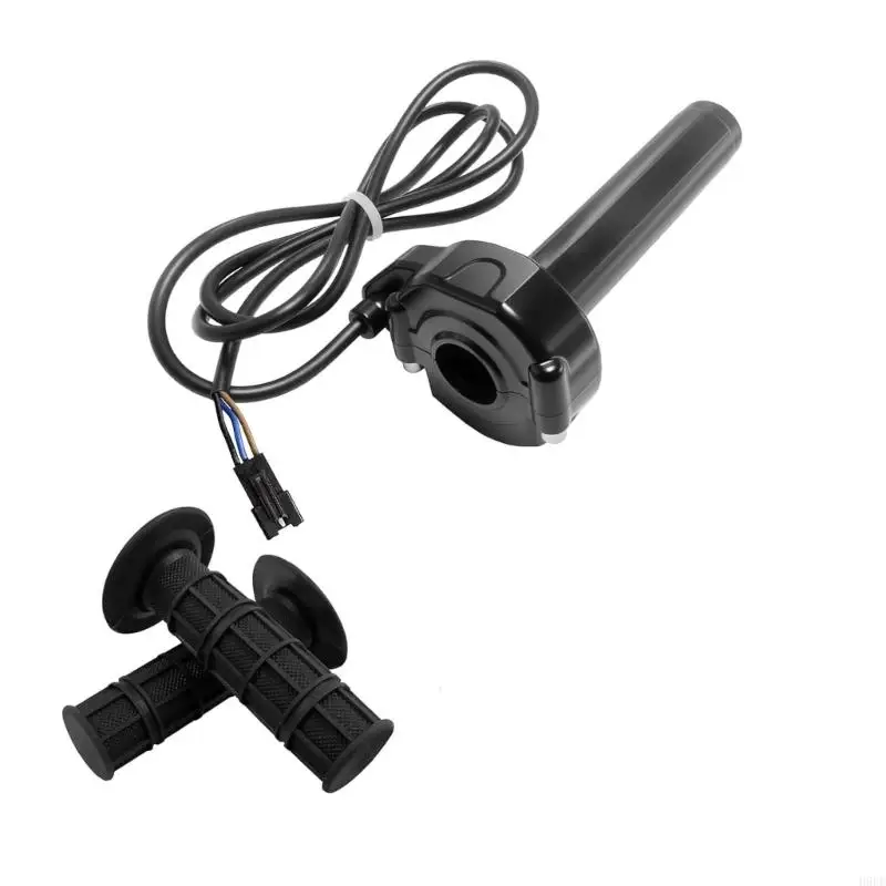 Universal Motorcycle Twist Grip Cable Set Built From Metal And Rubber Material For Smooth Control Experience H9EE