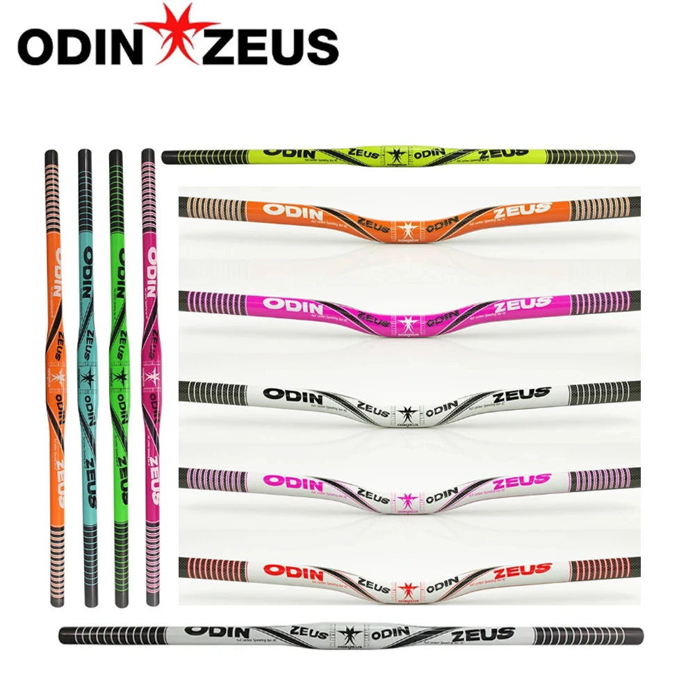 

Color LOG Full Carbon MTB Handlebar, Increased Intensity, Mountain Bicycle Bar, Flat and Rise Clamp, New,31.8mm ,740mm