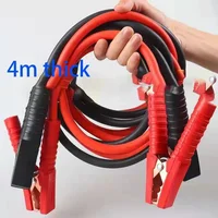 Cable de arranque de batería de coche de alta resistencia de 4M 2000A | Para coche/SUV/camión | Encendido de emergencia | Cable amplificador de potencia de arranque rápido