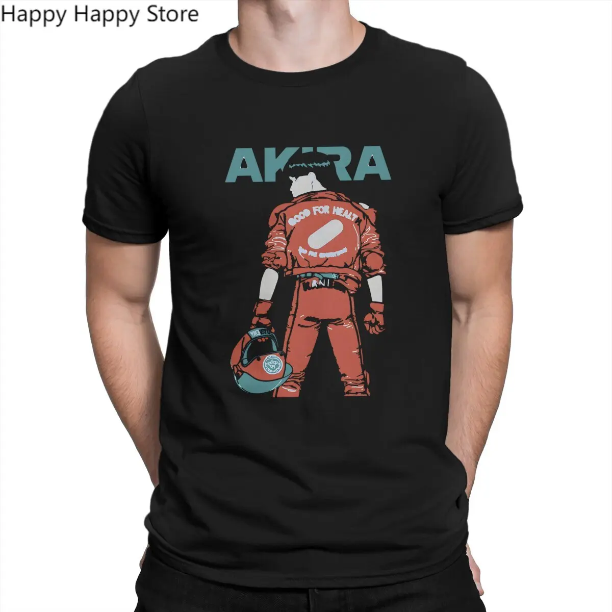 

Мужская Винтажная Футболка Akira, оригинальная хипстерская футболка из полиэстера