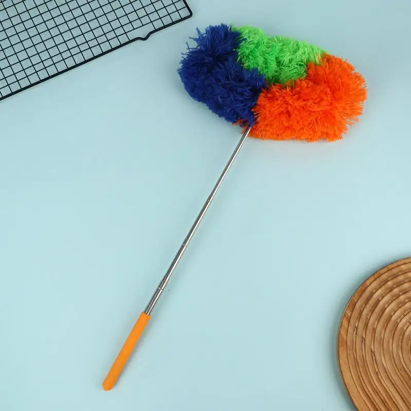 Ceiling Fan Cleaner Duster With Extension Pole Dust Removal Brush Removable Ceiling And Fan Duster Ceiling Fan Cleaning Tool