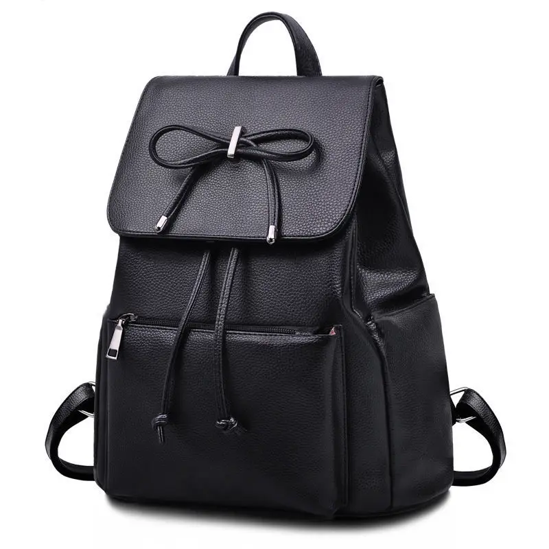 

Women Backpack PU Leather High Quality Soft Fashion Backpacks Female Feminine Casual Large Capacity Vintage Shoulder Bags Y12