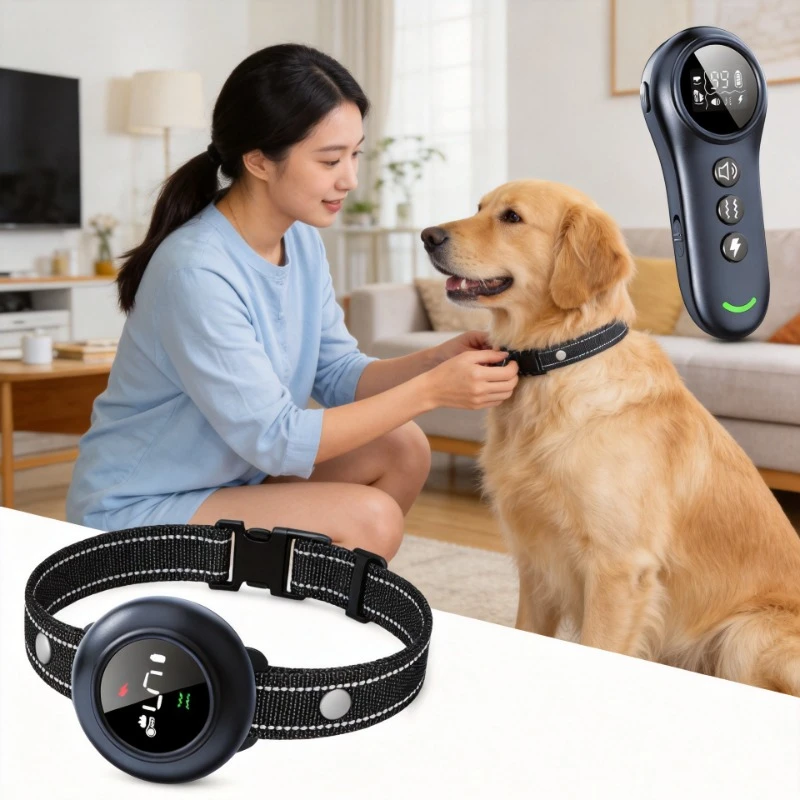 SmartPet Hot Selling 3 In 1 Rechargeable Long Distance Remote Control Dog Training Collar Anti Barking Stopper
