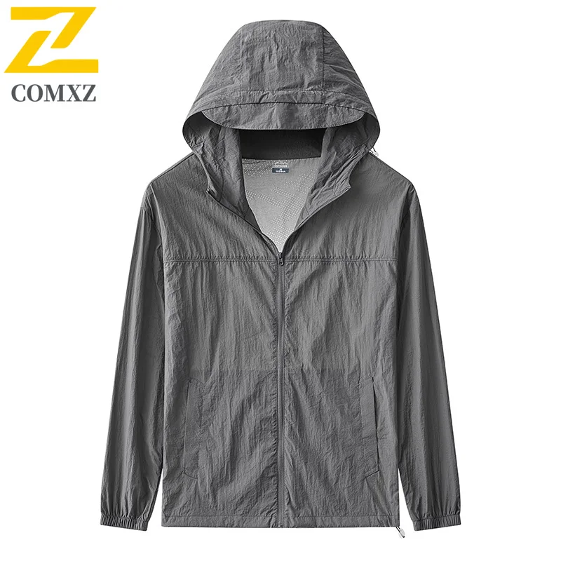Men's Skin Jacket 2025 Summer New Quick Drying Lightweight Breathable UV Resistant Fishing Jacket Outdoor Cycling Camping Jacket