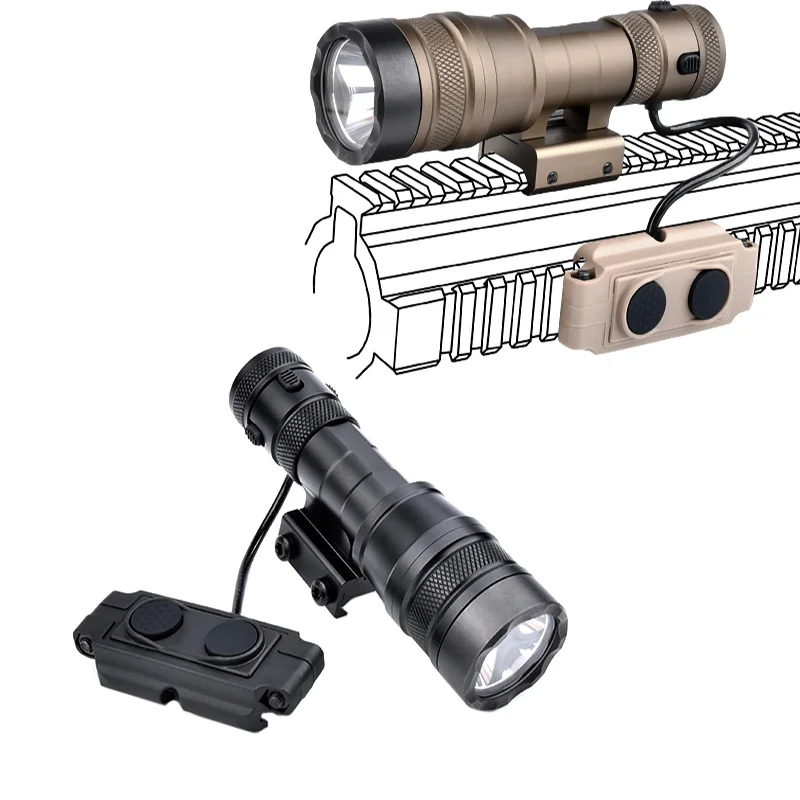 Imagem -03 - Tactiacl Rein 1.0 Micro Kit Nuvem Arma Defensiva 1000lumens Poderosa Lanterna Scout Caça Luz Fit 20 mm Rail Ar15 Airsoft