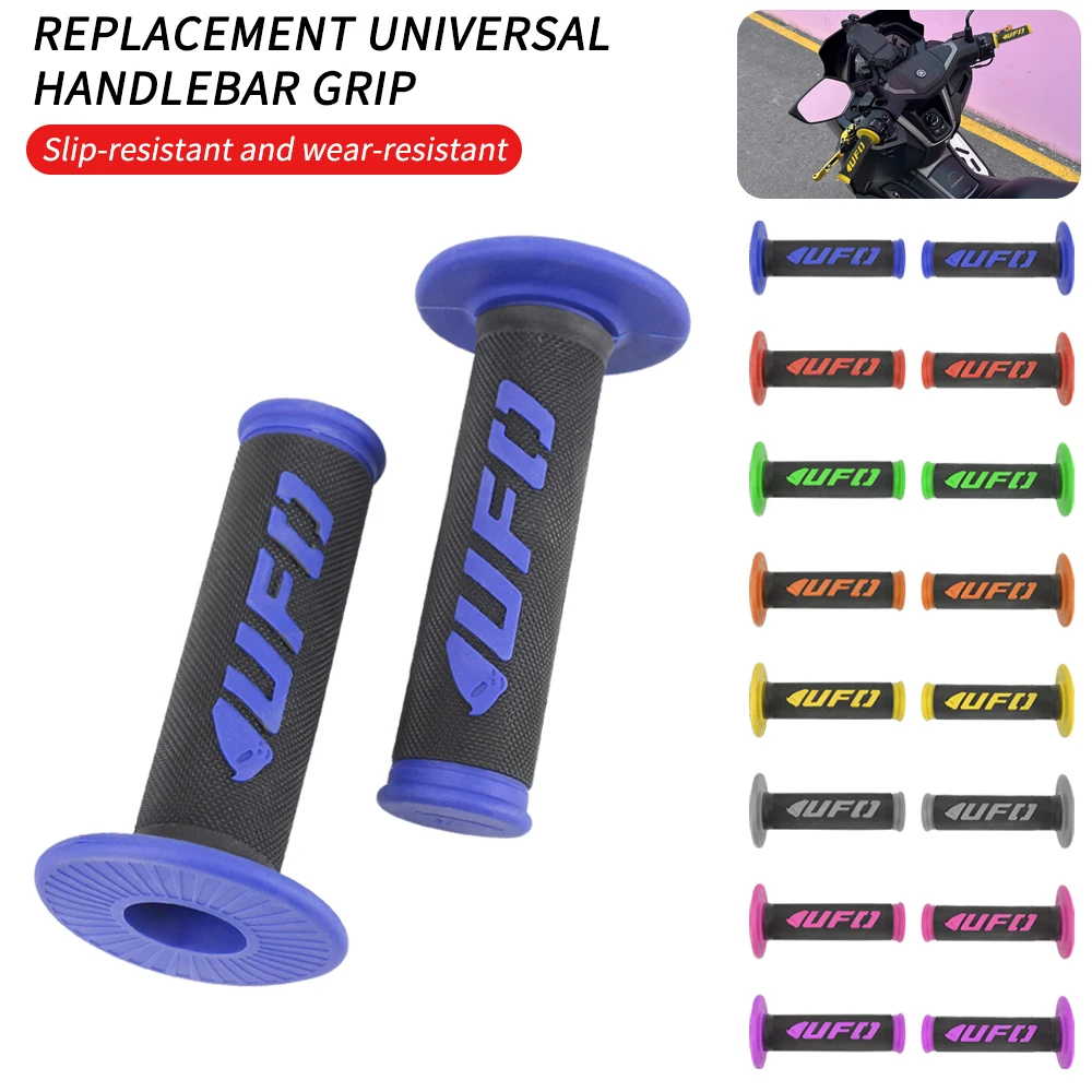 دراجة نارية العالمي مقبض قبضة 7/8 "22 24 مللي متر مقبض مقود دراجة ATV الترابية دراجة الطرق غير الممهدة سباق موتوكروس هلام المطاط الفرامل القبضات #1
