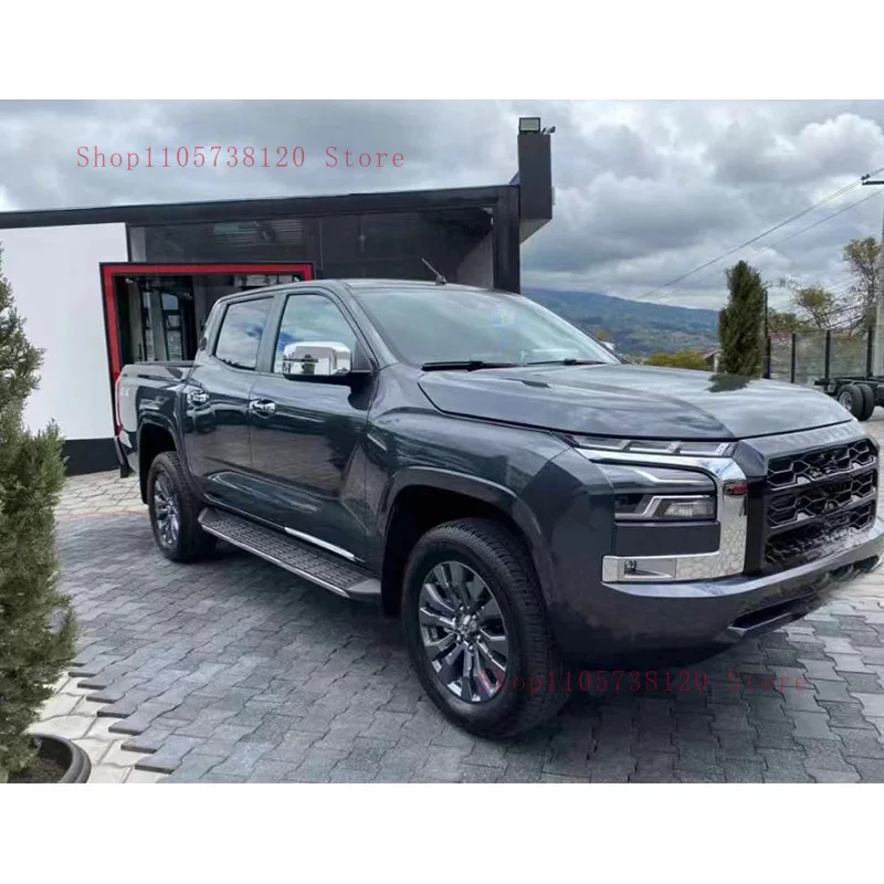 Hot Selling Heavy 4X4 Off-Road Matte Black Aluminum No-Drill Pair Of Running Boards L0 Strada -