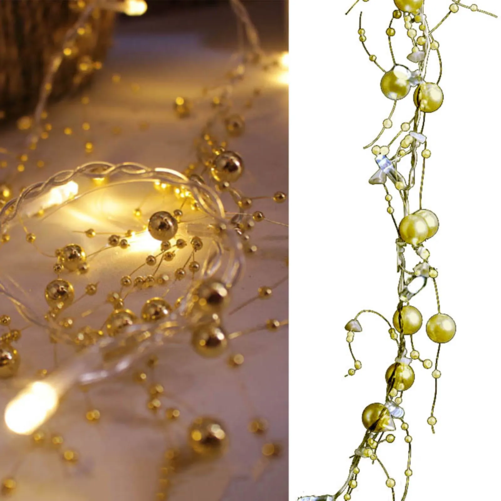 

USB LED String Lights 5M Silver Wire Garland Light Waterproof Fairy Lights For Christmas Wedding Holiday Party Decoration