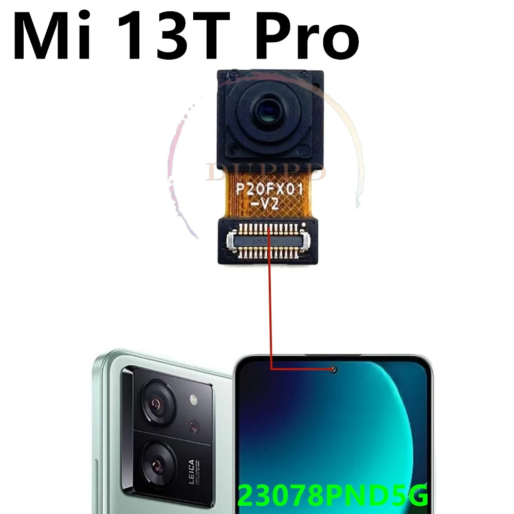 Backside Main Rear Back Camera For Xiaomi 13T Pro Mi13T Small Facing Front camera Flex Cable Replacement Parts