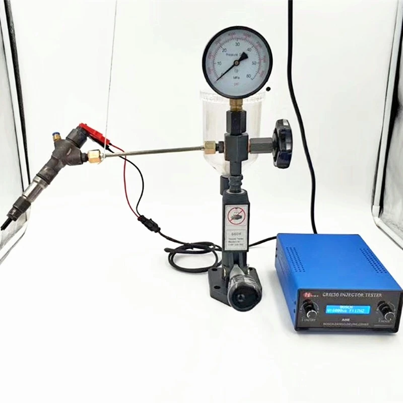 S60h Diesel Injector Nozzle Tester with Adjust Valve Hand Pump Work with Common Rail Injector Tester