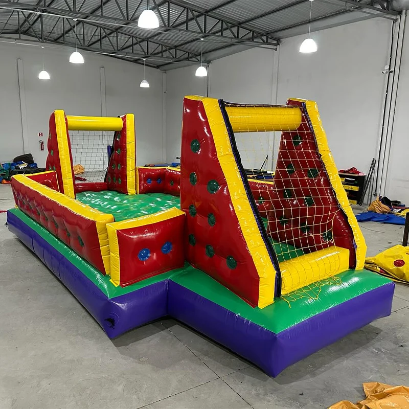 Indoor And Outdoor Inflatable Trampoline Kick Ball Inflatable Game Children's Outdoor Playground Custom Inflatable Playground