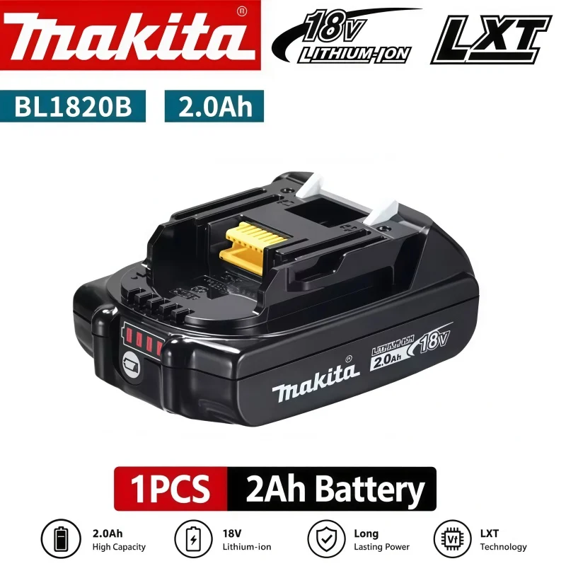 Genuine Makita 18V 6.0Ah Lithium Ion Battery BL1860B Replacement for Makita LXT 18V Power Tools BL1830 BL1840 BL1850 BL1860 image 3