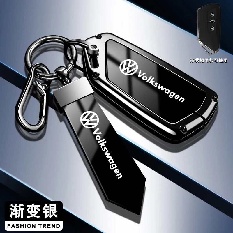 

Car Logo Key Case Cover Keychain Shell For Volkseagen VW Passat B8 Magotan Golf 8 2020 MK8 ID.3 ID.4 Cupra Interior Accessories