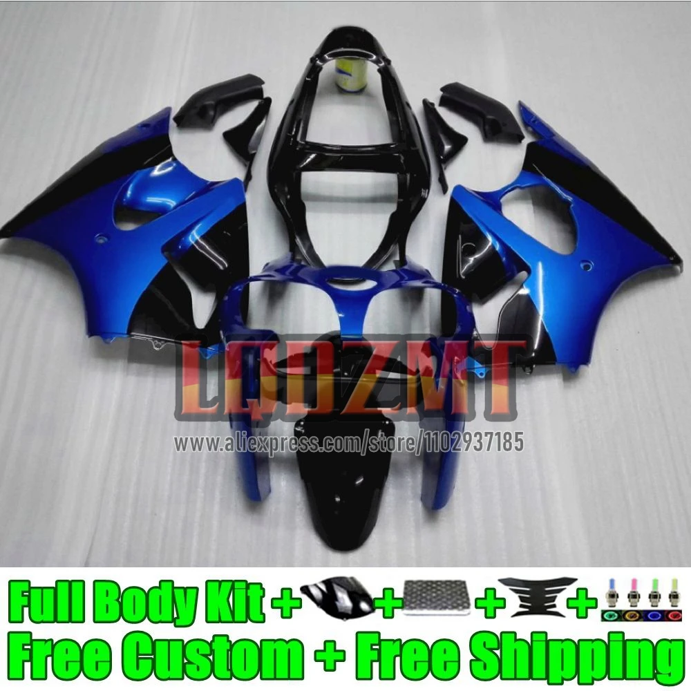 Injection Frame For KAWASAKI NINJA ZX 6R 636 CC 6 R 35No.20 blue stock ZX636 ZX-6R ZX6R 2000 2001 2002 ZX-636 00 01 02 Fairing