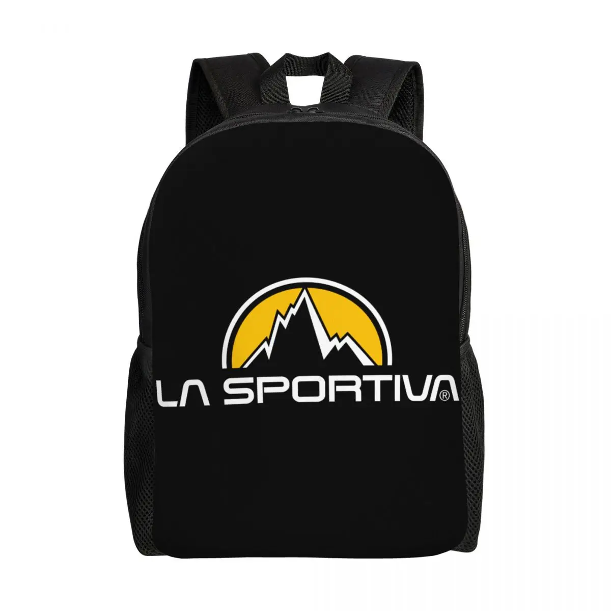 Custom La Sportiva Logo Backpacks for Men Women Water Resistant School College Bag Printing Bookbag