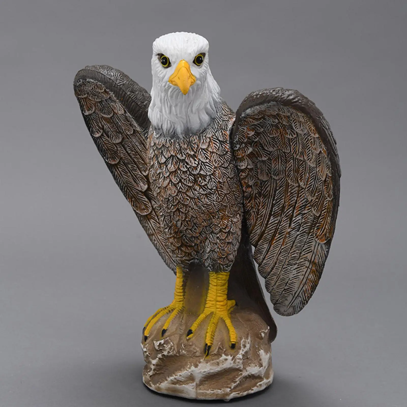 

Garden Eagle Statue, Bald Eagle Large Outdoor Statues Yard Pest Repellent ,