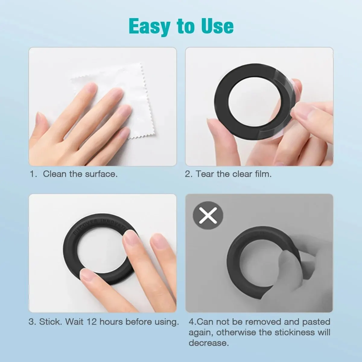 Magnetic Ring Holder For iPhone 14 13 12,Magnet Wall Mobile Phone Holder Magnetic For MagSafe,Car Phone Stand,Sticker Stand