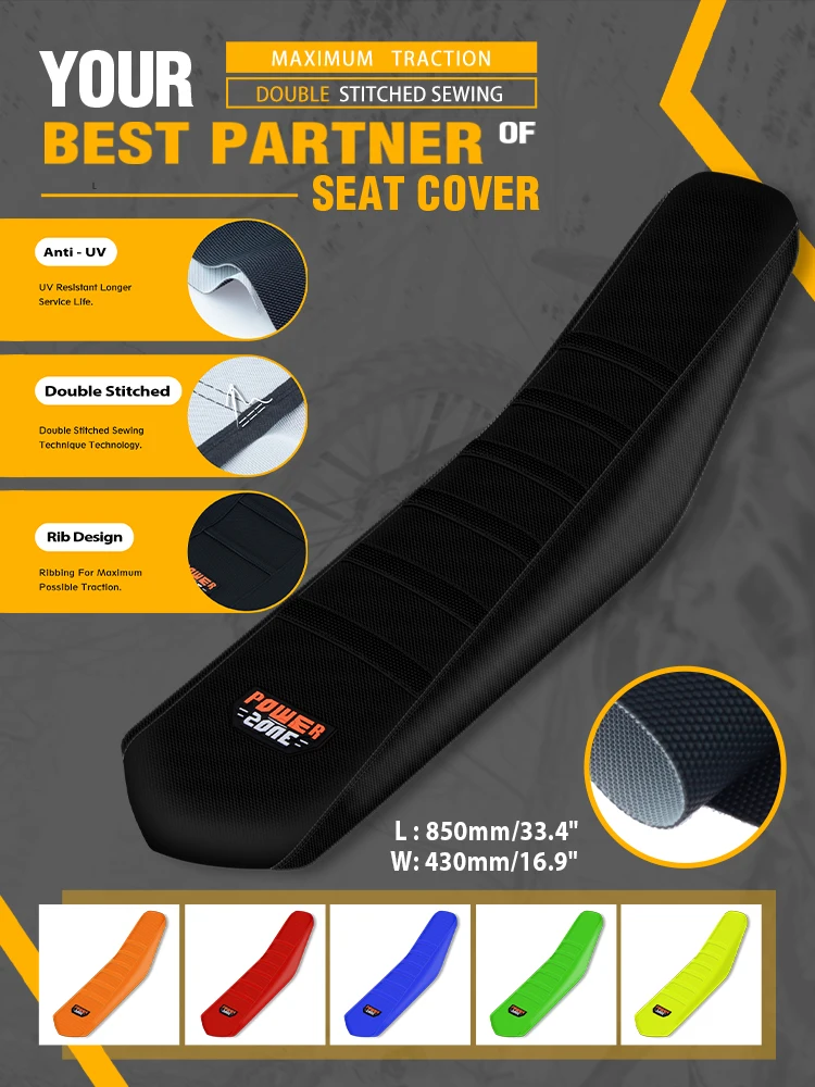 AliExpress POWERZONE Powerzone Motorcycle Accessories Seat Cover for Honda KTM YAMAHA KAWASAKI Waterproof Universal Dirt Bike Seat Cushions