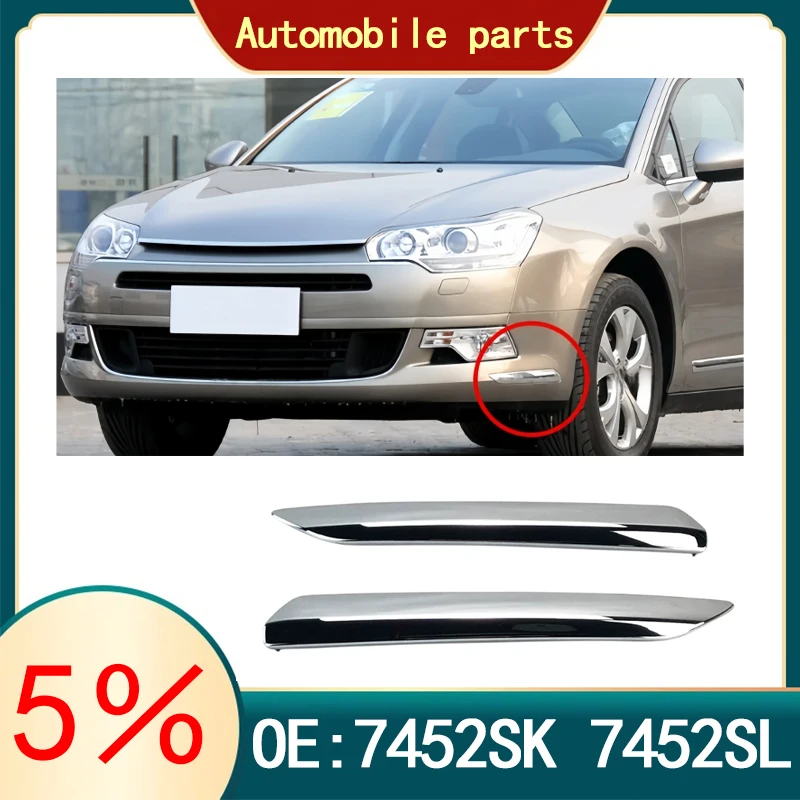 convient-pour-le-modele-citroen-c5-09-12-bande-decorative-de-pare-chocs-arriere-et-bande-anti-rayures-de-pare-chocs-arriere-neuves-et-d'origine-7452sk-7452sl