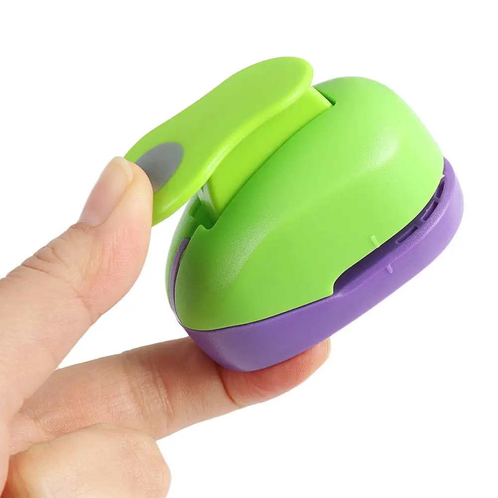 9mm 16mm 25mm Color Random Convenient Handmade DIY Round Hole Punch Cards Making Embossing Paper Shaper Cutter