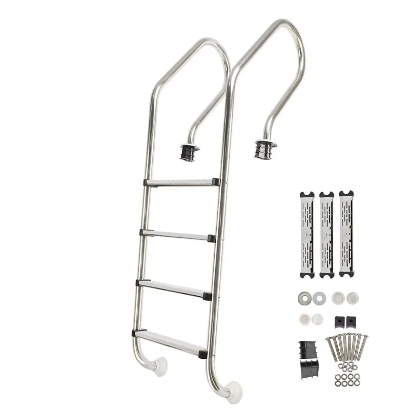 

High Quality Wall-Mounted Stainless Steel Swimming Pool Ladder Premium Pool Accessories
