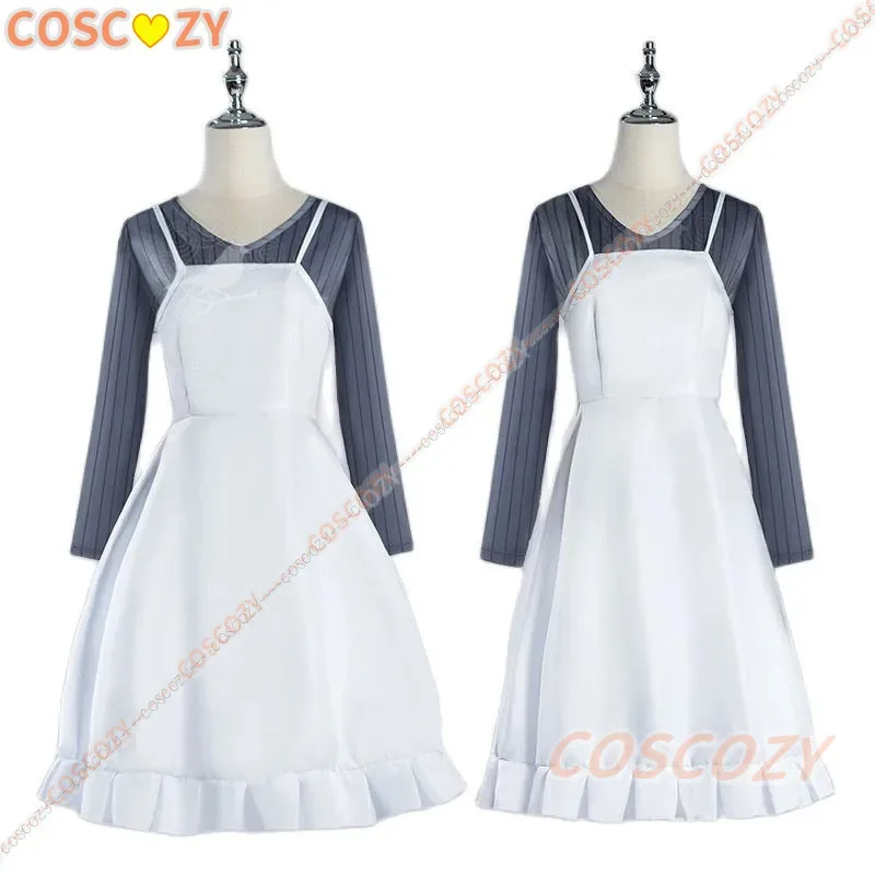 

Anime Oshi No Ko Daily Cosplay Costume Hoshino Ai Cosplay Costume Daily Dress White Long Slip Skirt Shirt Set Woman Outfit