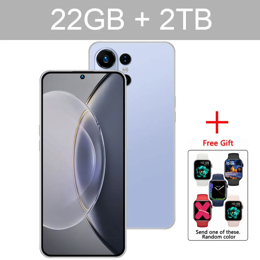 K-Touch Neues S25 Ultra 7800mAh Smartphone 7,3HD Mobiltelefone 22G+2TB Handy 5G Dual SIM Android 15 Entsperrt 16+48MP Globale Version Mobiltelefone – Detail 4