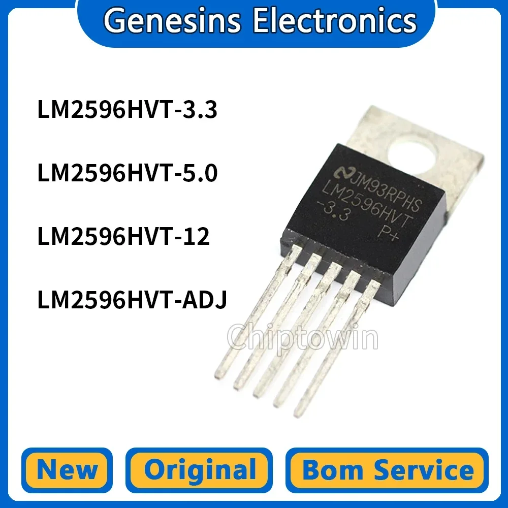 10 pcs LM2596HVT-3.3 LM2596HVT-5.0 LM2596HVT-12 LM2596HVT-ADJ TO-220-5  LM2596HVT regulator buck chip