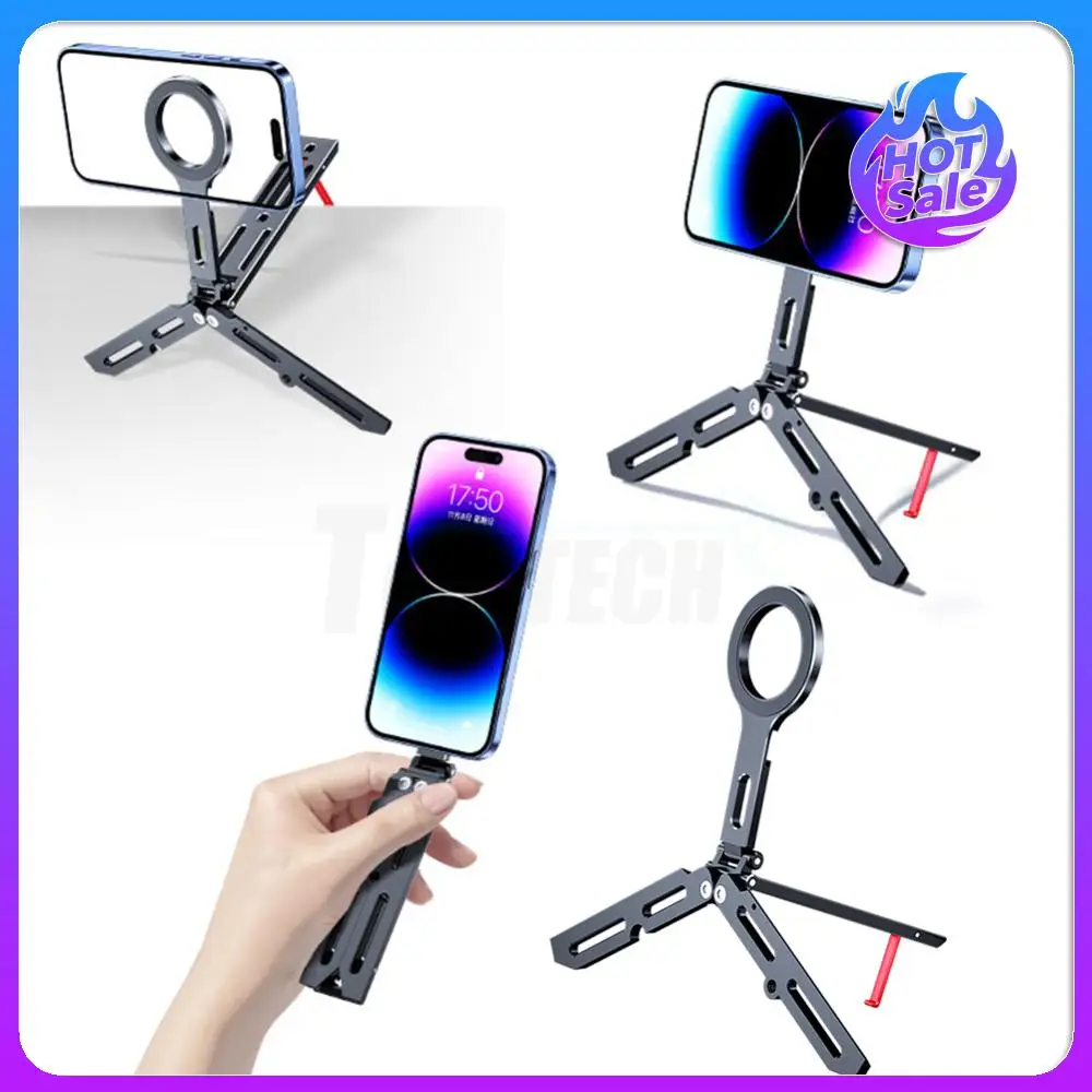 

for Magsafe Magnetic Ring Alloy Phone Holder Pocket Cell Phone Stand Desktop Magnet Support Bracket 1/4inch Screw for Iphone