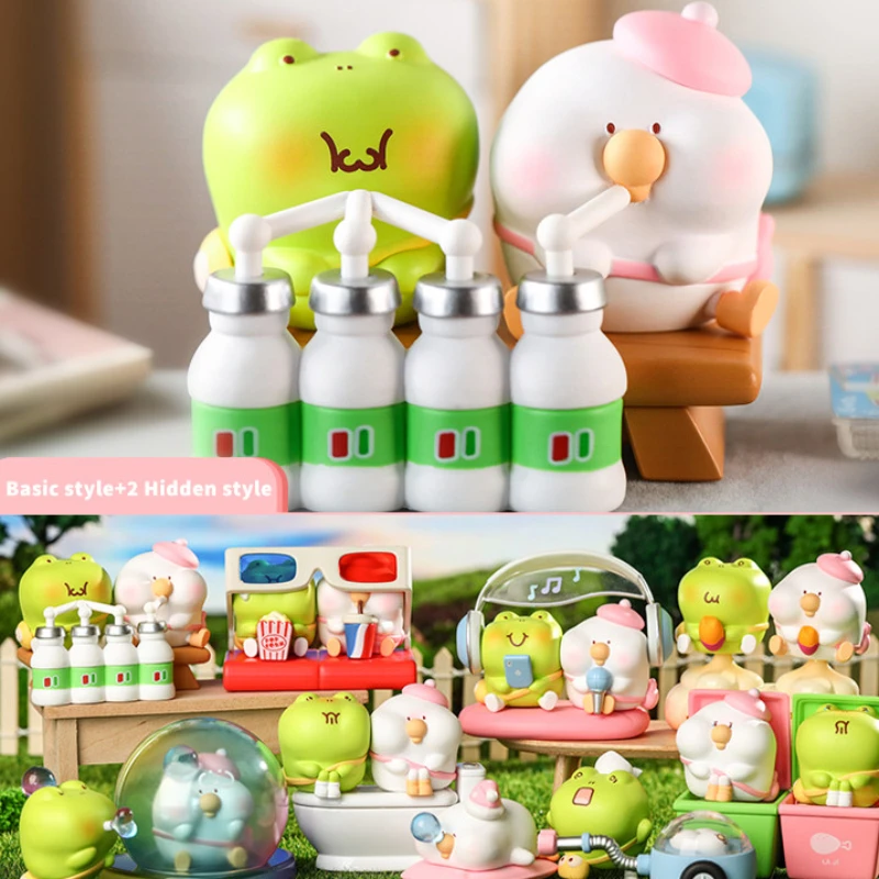 Original Toby and Frog Friend Series Surprise Blind Box Cartoon Designer Dolls Mistery Figure Kawaii Trendy Girls Holiday Toy