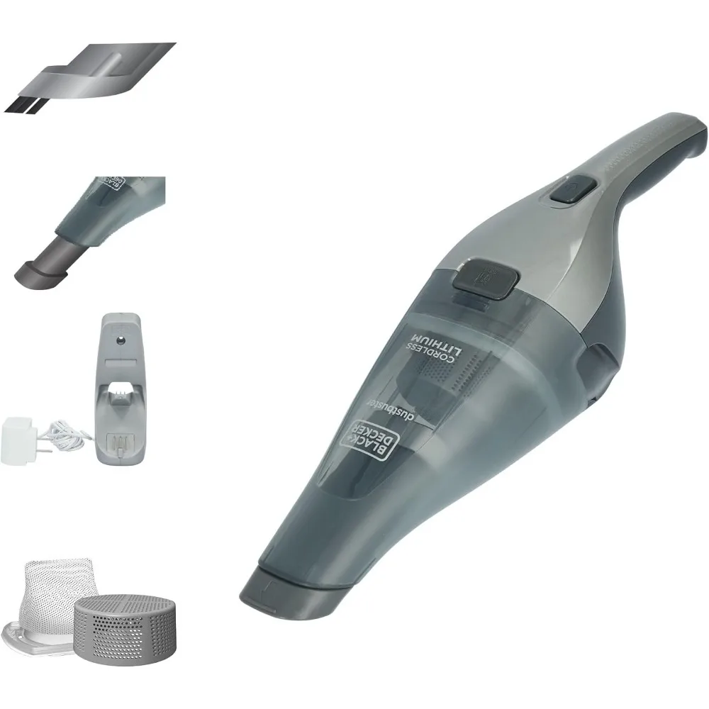 

BLACK+DECKER dustbuster Handheld Vacuum, 8V Cordless, Hand Vacuum for Quick Cleanup with Crevice Tool and Washable Filter (HNVC2