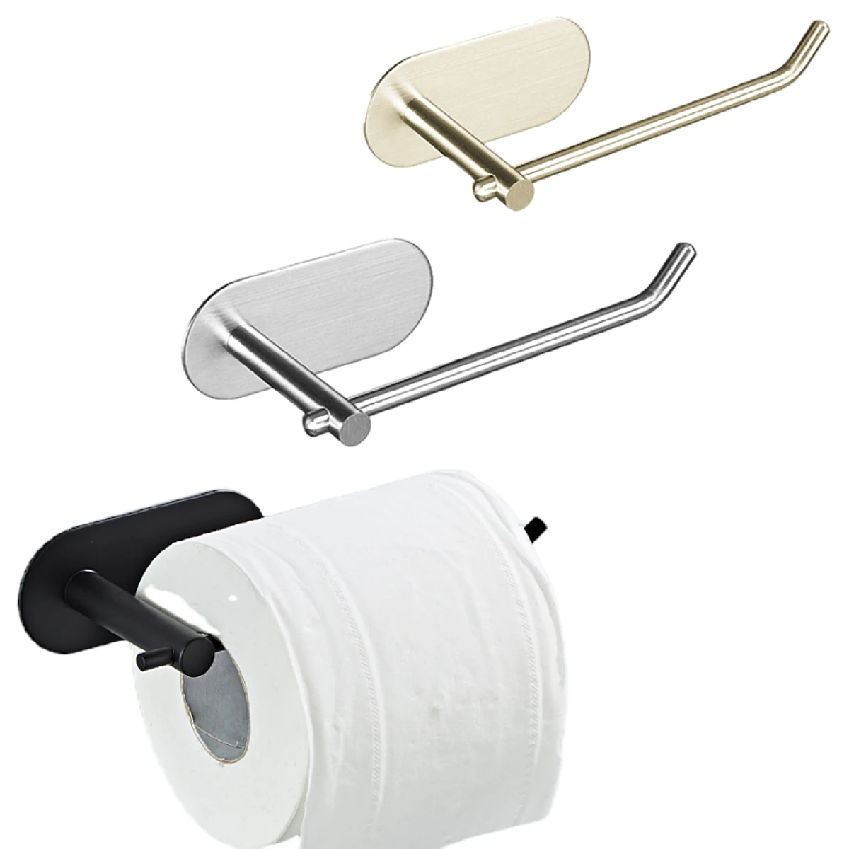 

Держатель для бумажных полотенец из нержавеющей стали 304, без перфорации, держатель для туалетной бумаги в ванной комнате, держатель для туалетной бумаги, держатель для рулонной бумаги в ванной комнате