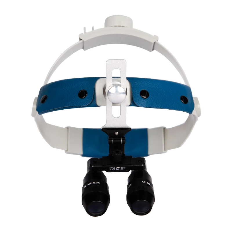 Headband Style Portable Den*-tal Surgical Loupes  Adjustable Magnification(6.0-7.0X)