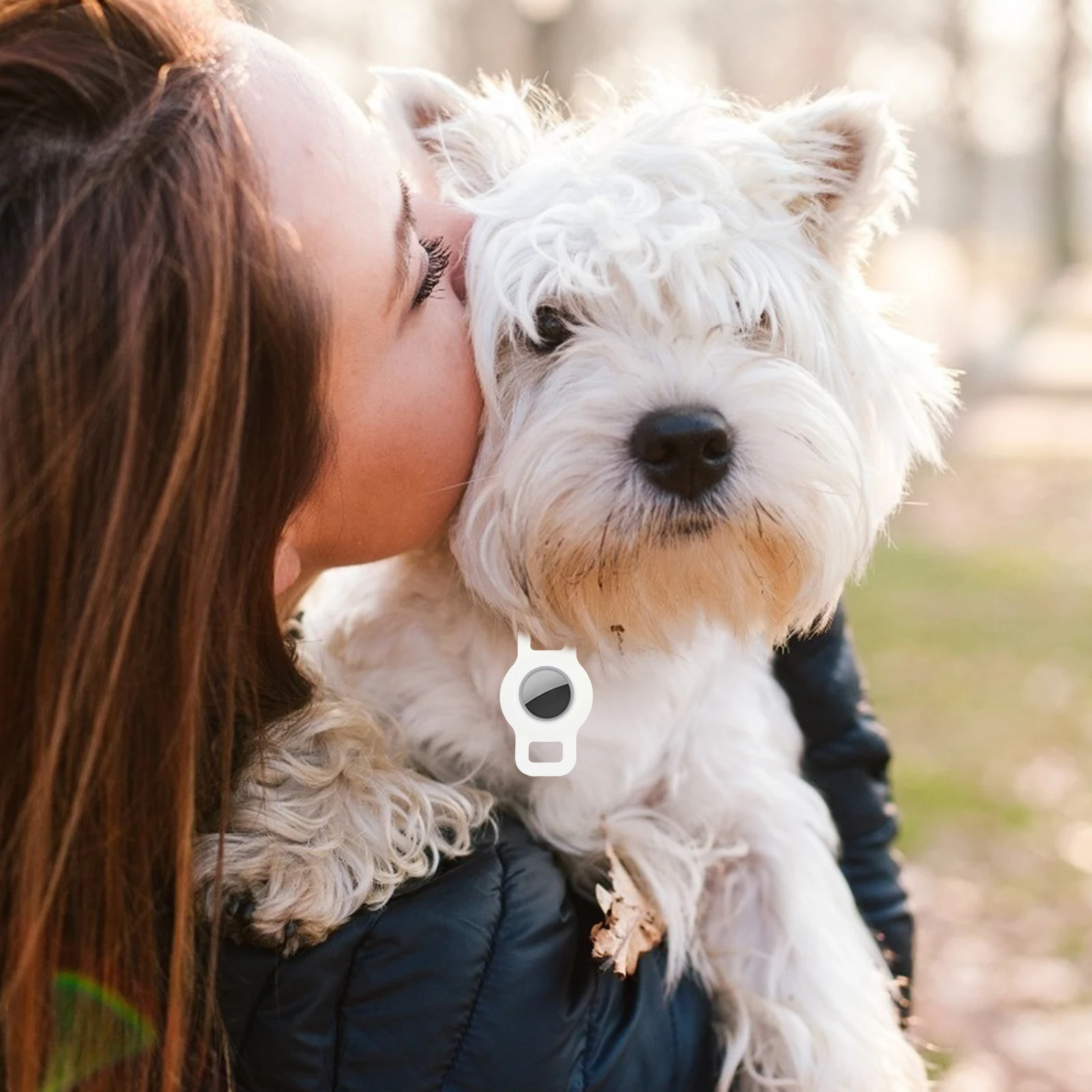 

2pcs Pet Collar Locator Case Silicone Anti Lost Tracer Cover For Dog Cat Protective Sleeve Dust Proof Compatible With