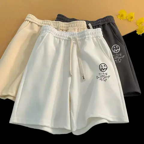 M-8XL 오버 사이즈 반바지 남성 얇은 캐주얼 와이드 레그 반바지 다목적 트렌드 남성용 루즈 오버 사이즈 스포츠 반바지
