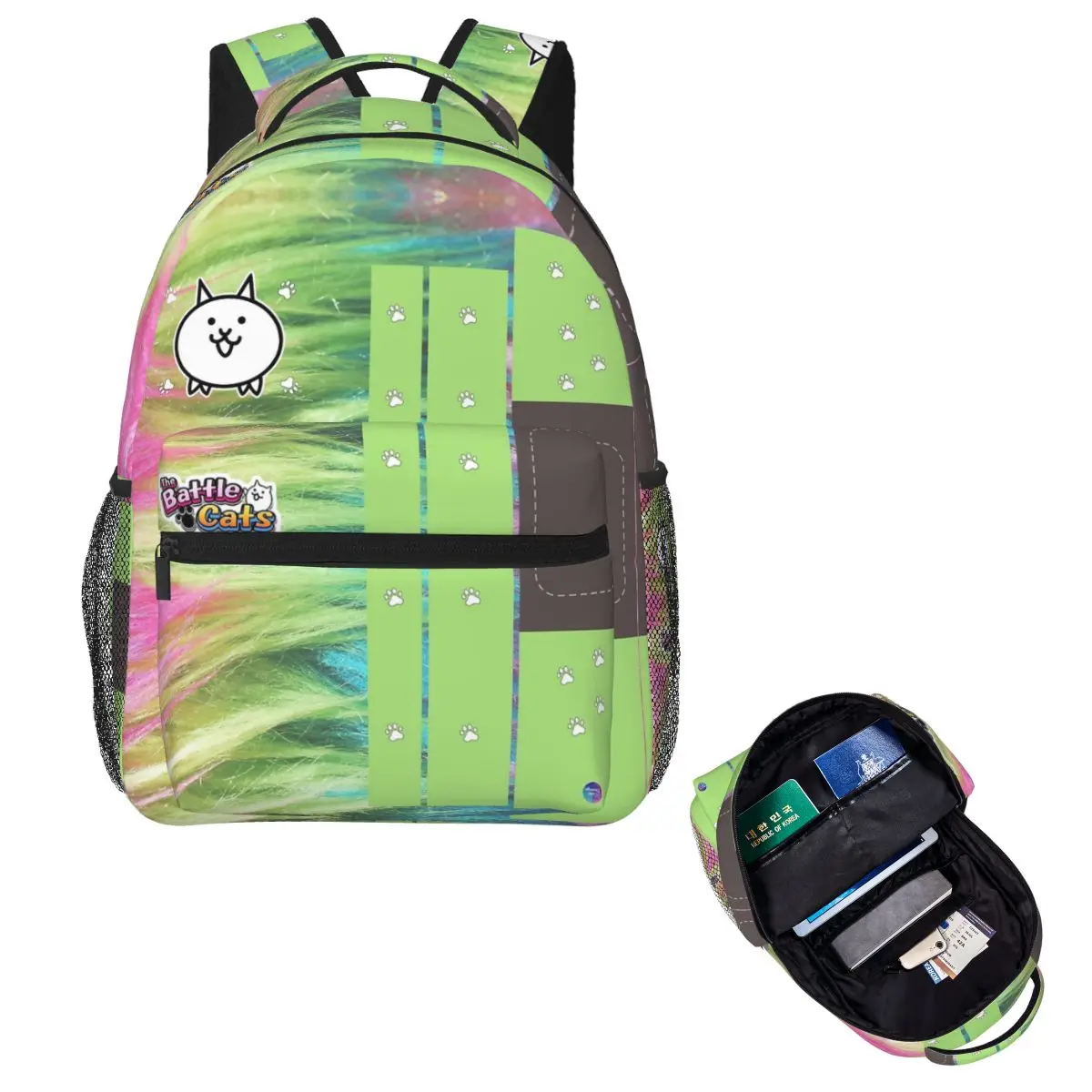 

Милый рюкзак с боевыми котами, Лидер продаж, рюкзак большой емкости, детская сумка для книг, школьная сумка, сумки на плечо для мужчин и женщин