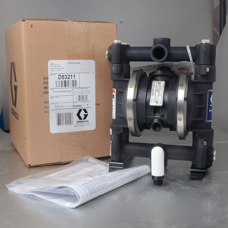 GRACO Husky 716 سبائك الألومنيوم D53211 D5C911 مضخة الحجاب الحاجز الهوائية D54311 الفولاذ المقاوم للصدأ