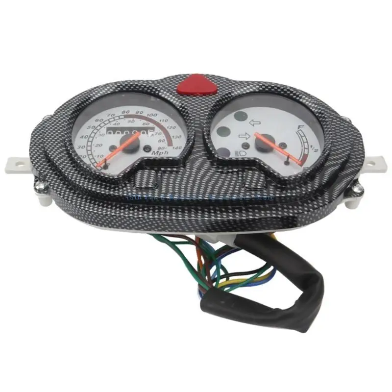L5BC Advanced Motorcycle Speedometer Unit 2V Instrument Cluster with Stable Performances Multifunction 12V Motorcycle Dashboard