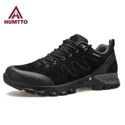 HUMTTO Waterproof Hiking Shoes for Men Outdoor Luxury Designer Sports Trekking Climbing Man Sneakers Non-slip Safty Mens Shoes