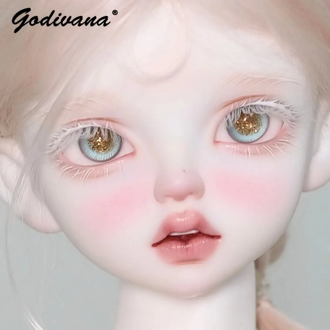 BJD Glass Eyes 14mm 16mm Small Iris Flash Pupil Doll Eyes for 1/4 1/6 BJD Doll JG21 Sparkle Glass Eyeballs No Doll