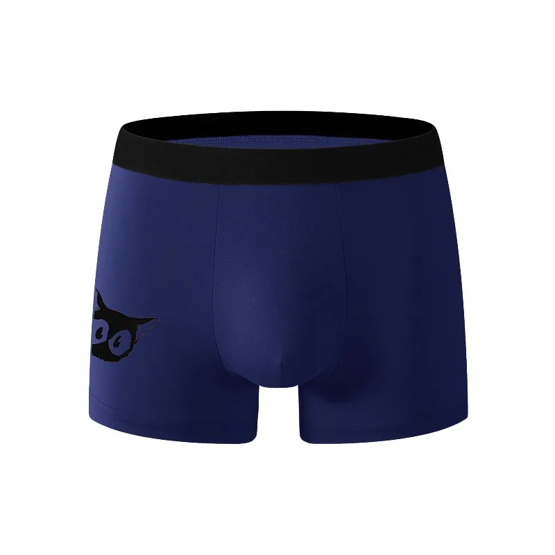 ملابس داخلية رجالية جديدة لصيف 2025: شورت مريح وبسيط يعانق القطط بأربعة زوايا. يجب أن تجفيف الرجال بسرعة