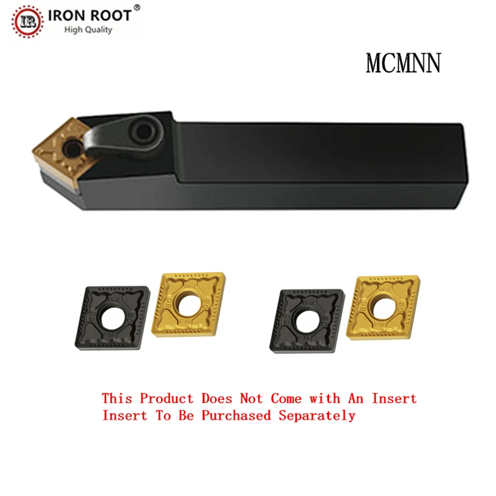 IRONR00T MCMNN1616H12, MCMNN2020K12, MCMNN2525K12, MCMNN3232P12 CNC Lathe Turning Tool External Turning Tool Holder CNMG120408