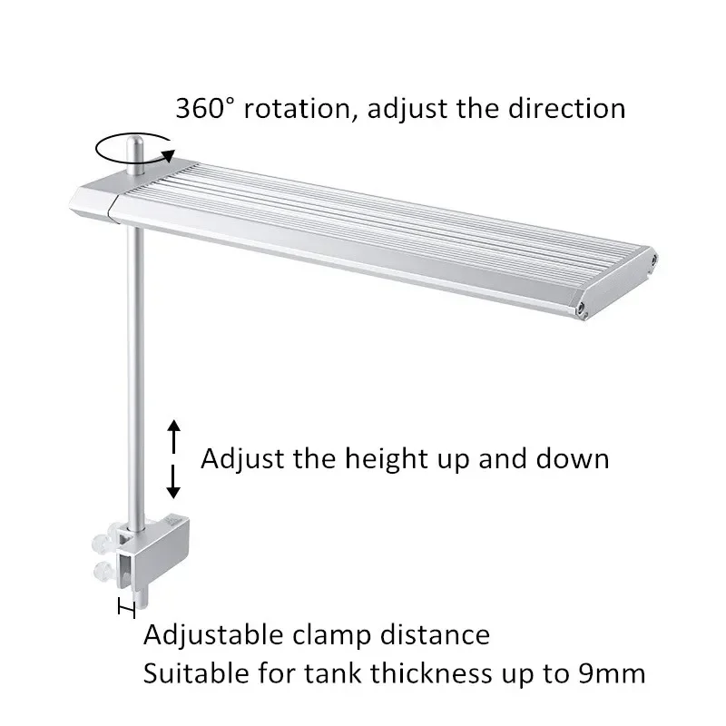 LED Aquarium Light Sunrise Sunset Programmable Aquarium Plant Light