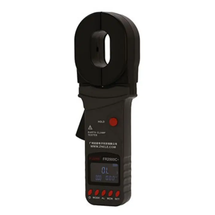 FR2000A+ Digital Clamp On Earth Resistance Tester clamp meter  AC And DC Current Digital Tester