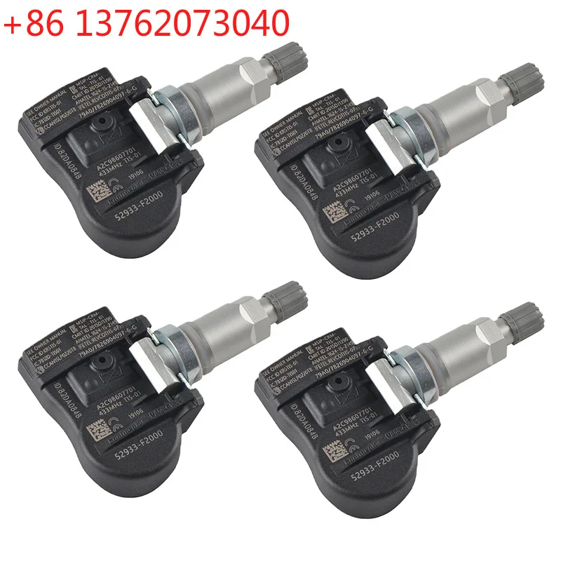 TPMS Tire Pressure Sensor For Kia Soul Sorento E-Niro Hyundai i30 Elantra Avante Genesis Grandeur 52933F2000 52933D4100 433MHz