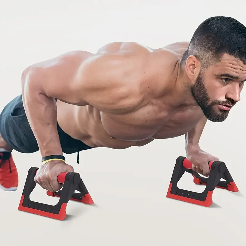 

Foldable Push Up Bars, Non-Slip Handles For Push-up Workout, Muscle Training, Fitness
