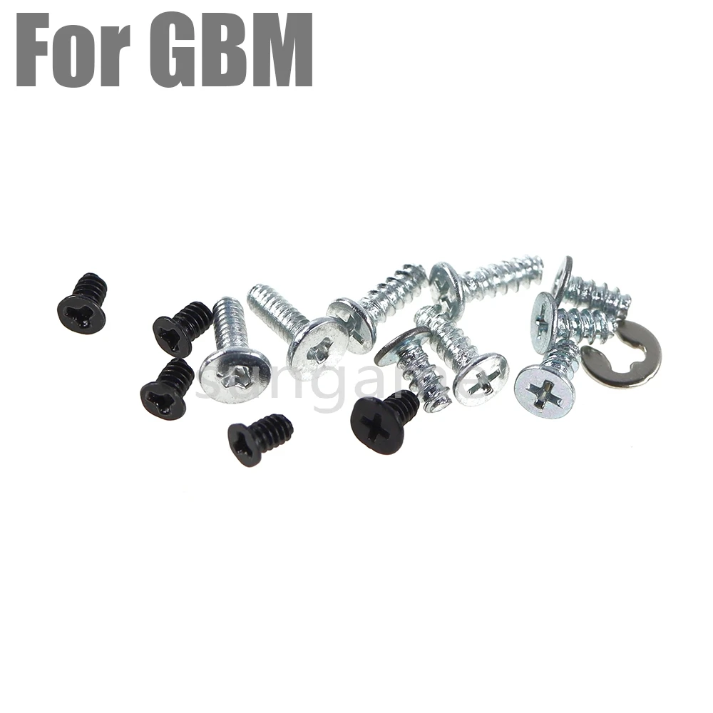 Parafusos Para Game Console GBM, Parafusos Conjunto Completo, Peças De Reparo, 1 Conjunto